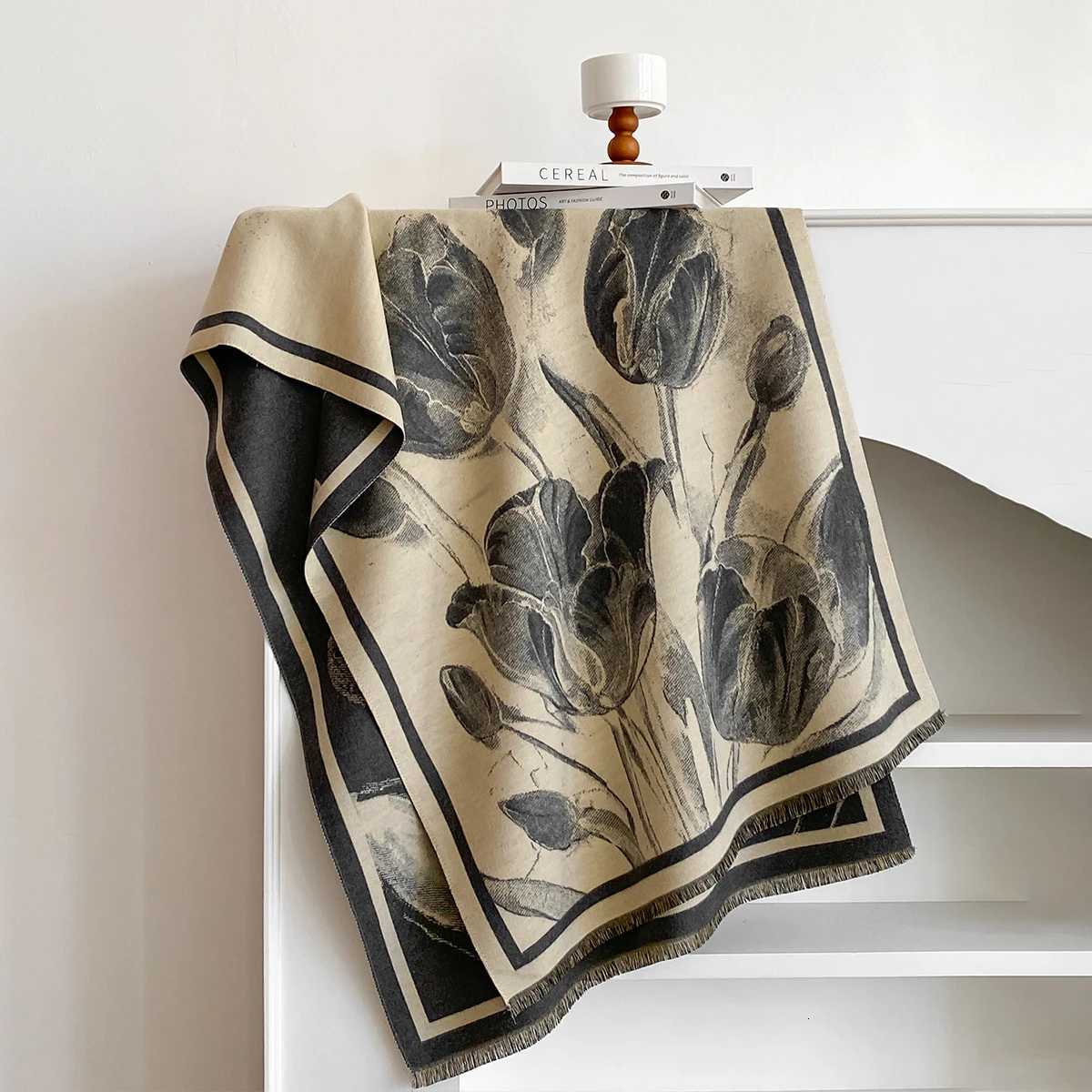 Luxury Luxury Winter Thicken Wrap Shawl Womens Imitation Cashmere Jacquard Scarf High Quality Two-Sided Pashmi Ladies Brand New Design Y251115