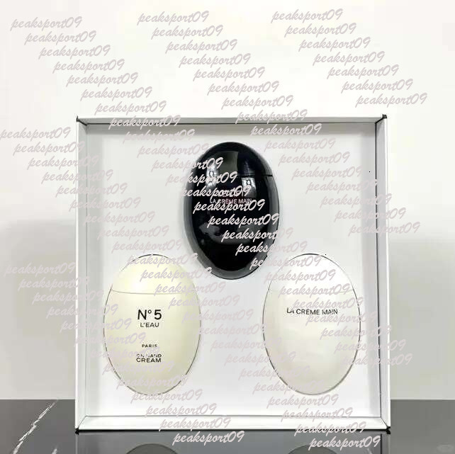 Brand LE LIFT Hand Set 50ml*3 LA CREME MAIN Black & White Egg Hands Skin 50ml 1.7FL.OZ Bady Care Cream Fast And Free Shipping