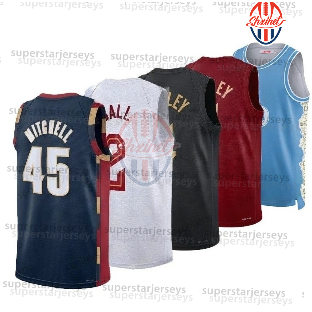 Personalized Custom Basketball Jerseys Darius GarlandMitchell Mobley Lonzo Ball Kids Adult S-XXXL