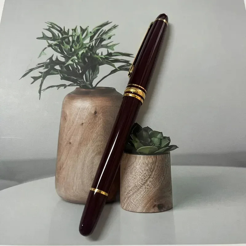 black resin MB Ballpoint pen 163# Mesterprice National RollerBall fountain pen used for writing office supplies gifts 250415