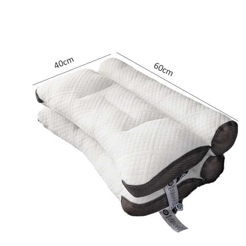 Household Sleep Neck Pillow Ergonomic Memory Foam Slow Rebound Soft Neck Support Pillow Anti-traction Sleeping Support PillowC250415