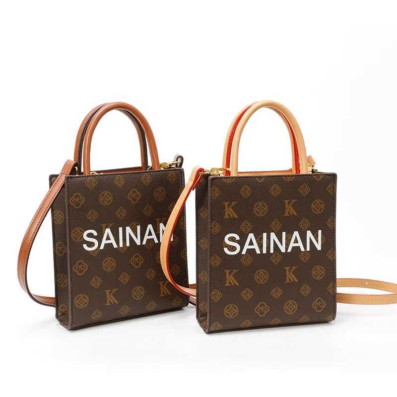 2025 Vintage Parisian Crossbody Bag - Elegant Leather Tote With Letter Large Capacity For Fashionable Commuter WomenW251115