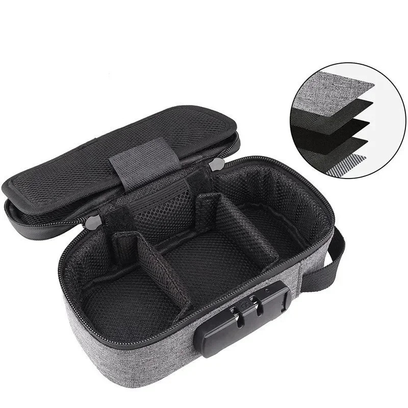Smell Proof Bag Large-capacity With Lock Activated Carbon Deodorant Bag Portable Pipe Bag Convenient 251115
