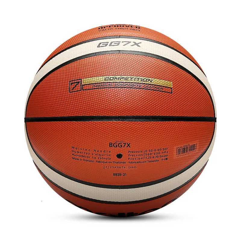Molten Original GG7X Basketball Standard Size 7 Moisture Absorbing soft PU Excellent Grip Indoor Competition Training basquetbolW251115