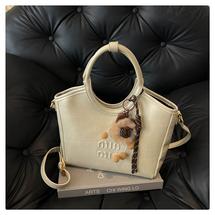 designer bag new Fashionable high-grade textured soft leather bag for women Versatile handbag Commuter crossbody basket bucket bag