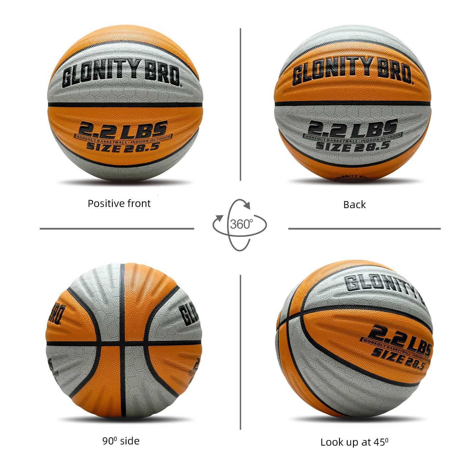 Weighted Training Basketball 3LBS/22LBSOfficial Size 6/7 Wear-resistant Heavy Ball For Handling DribblingPassingReboundingW251115