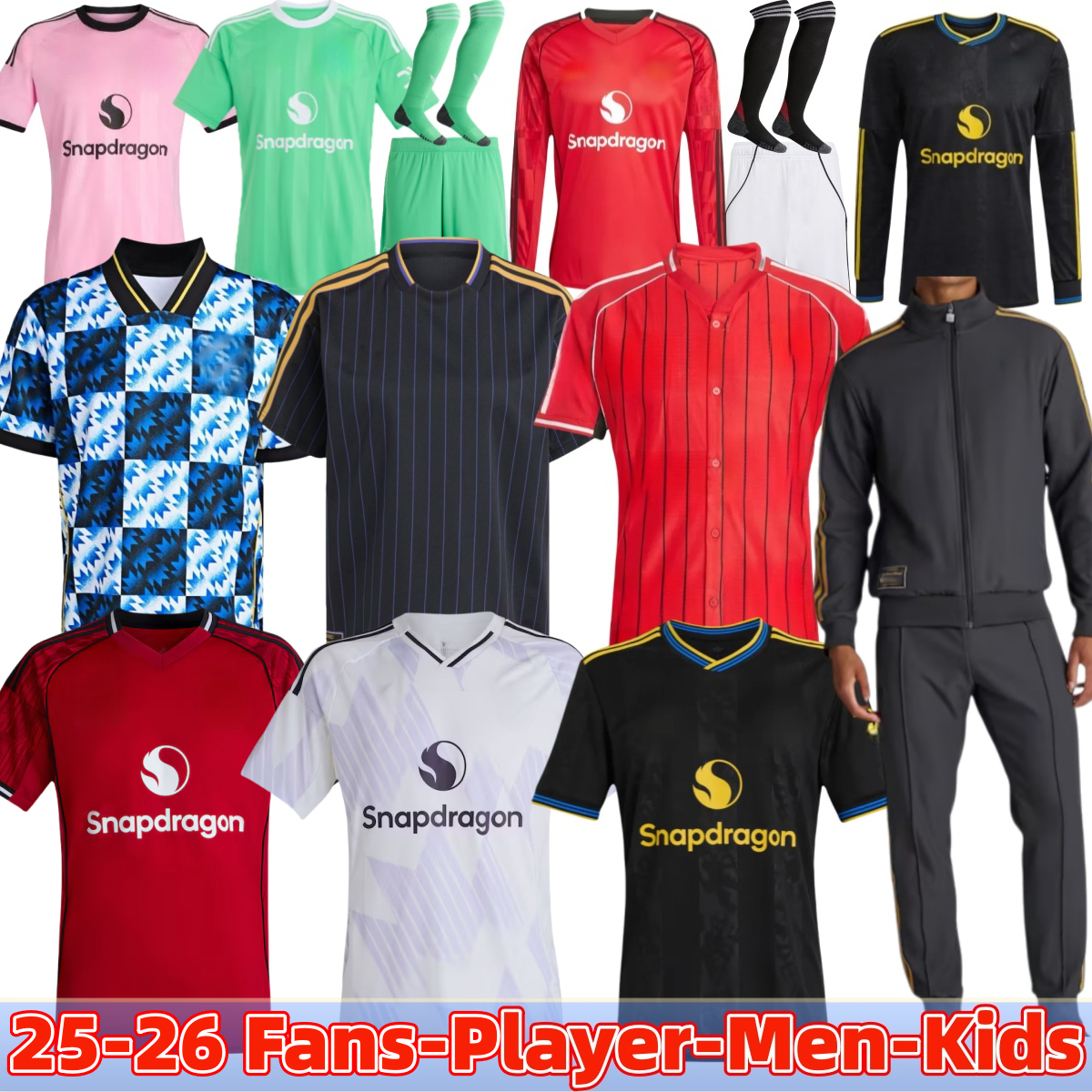 25 26 United Soccer Jerseys CUNHA AMAD MARTINEZ RASHFORD MAINOO CASEMIRO MALACIA 2025 2026 football shirt McTOMINAY MARTIAL B. FERNANDES men kids kit S-4XL