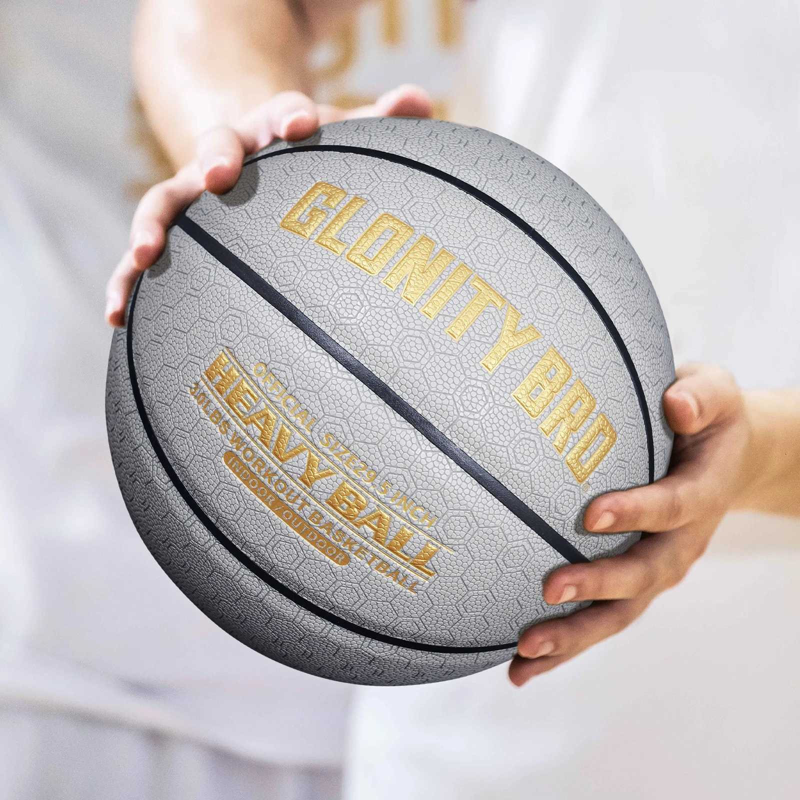 3/22LBS Weighted Heavy Training Basketball 295/285-Size7/6 Composite Aggravate Ball For Improving Passing And Dribbling SkillW251115