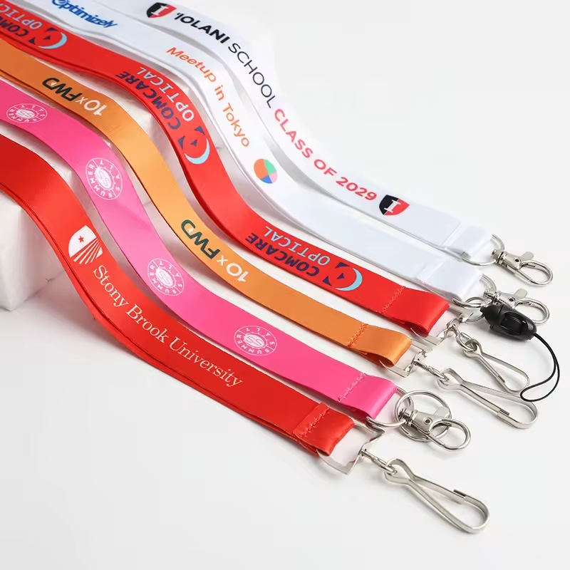 Eco-Friendly Custom Polyester Lanyards | Breakaway Safety Neck Strap for Phone/Keys/ID | Free Logo Sublimation & Fast Global Shipping | Factory Wholes
