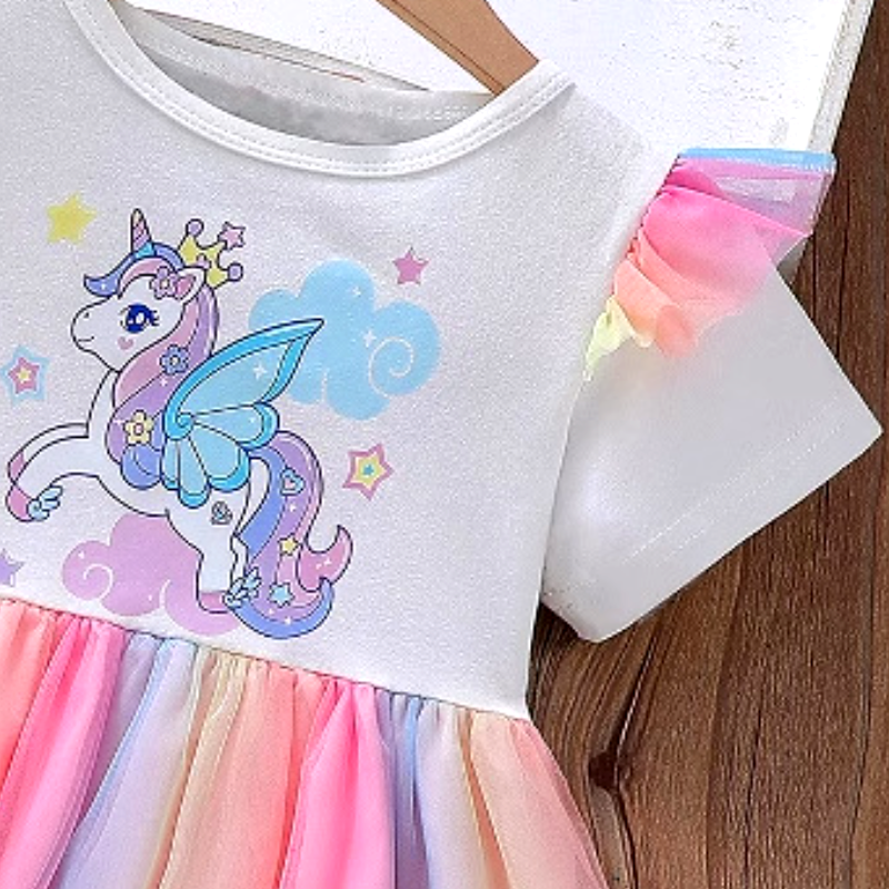 Disney baby designer Apparel Children's clothes Frozen Elsa Princess Children's Princess Dress Princess Skirt Pure Cotton Princess Dress Com