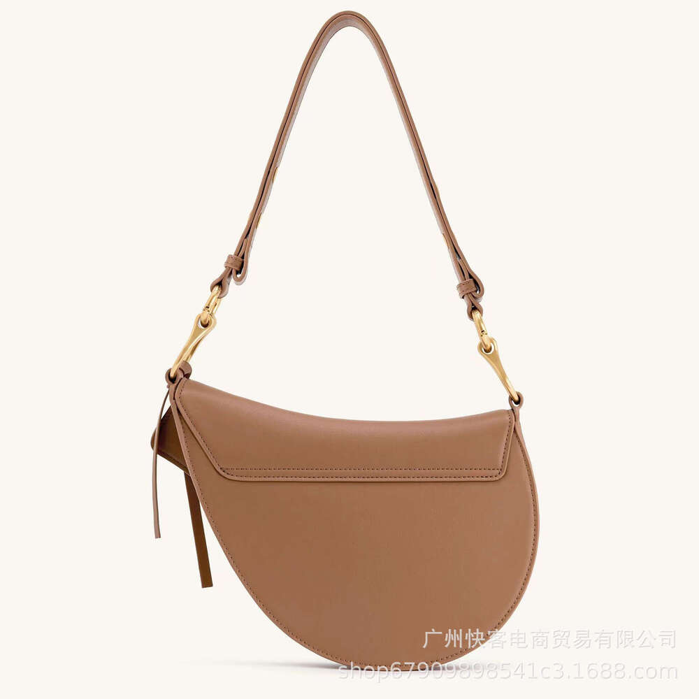 Women's Bags for women's versatile spring/summer crossbody lightweight and high-end, ins niche shoulder bag, pleated moon bag