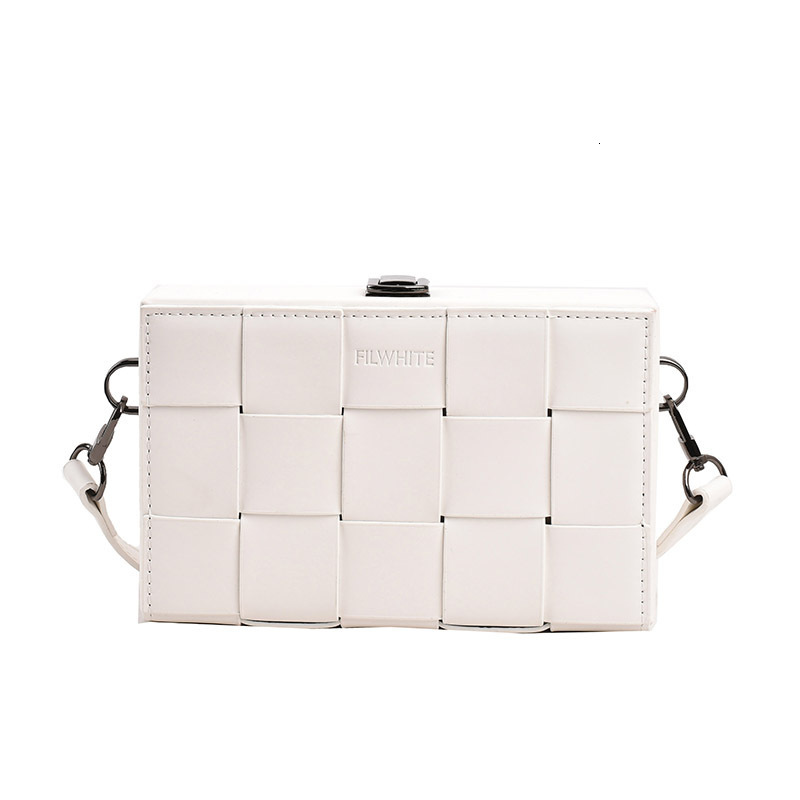 Luxury Brand Designer Bag Luxury Brand Designer Bag 2024 New Woven Bag Women's Shoulder Bag Trendy Brown Plaid Simple Unisex Crossbody Bag Box Sm