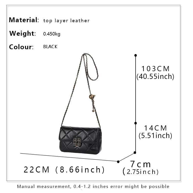 Bag women real leather summer shoulder chain bag womens bag new small golden ball bag diamond chain messenger bagW251115
