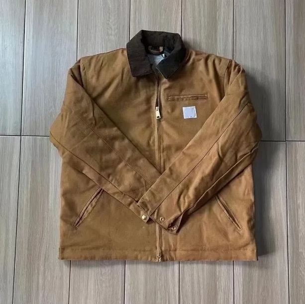 Carharthely fashion Carrhartslys Mens Vintage Style Coat Mesh Washed Jacket Luxury Fashion Classic Trend Carharttitys Jeans C43