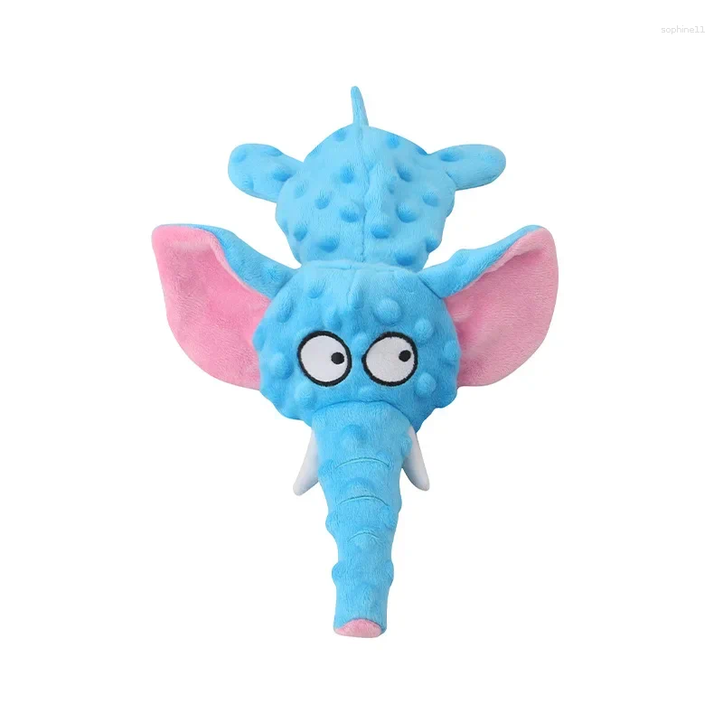Update Sounding Paper Chew Tooth Toy Pet Products Elephant Soft Shell Plush Dog Toys Interactive Squeaky For Small Large Dogs