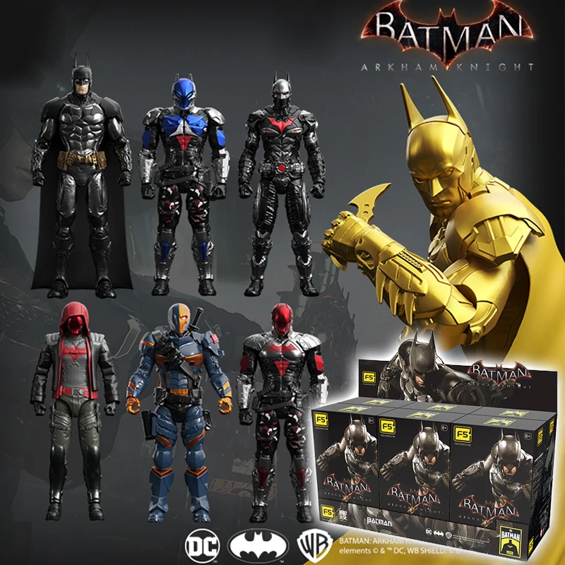 6pcs Blind Box F5 Batman Arkham Knight Assembled Model Blind Box 10cm Game Action Figures Collection Hobby Model Ornaments Boys Toys Gifts