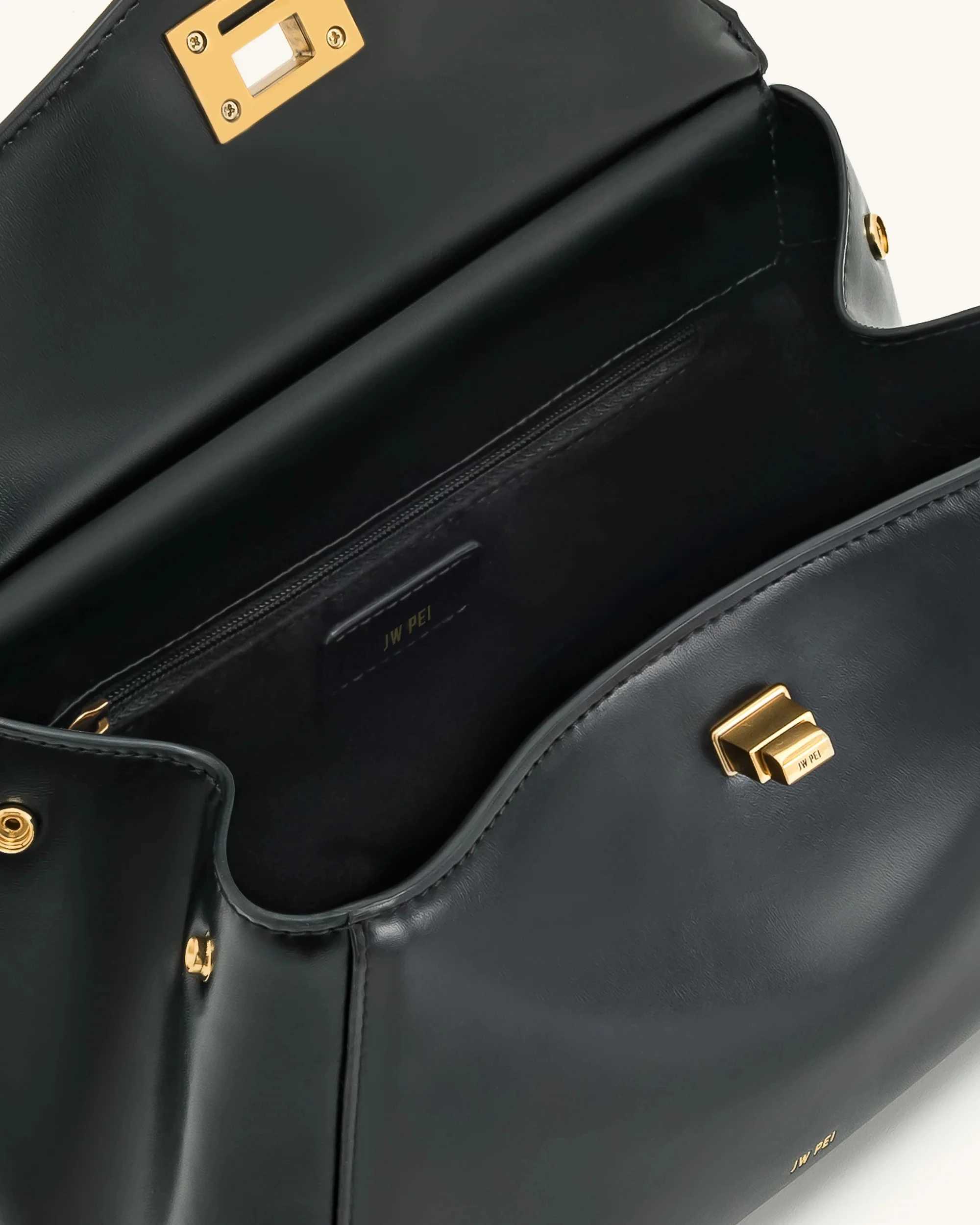 JW PEI Handbag 2025 New Lucia Lock Shoulder Crossbody Bag Light FAshionable Versatile Womens Bag Z250617