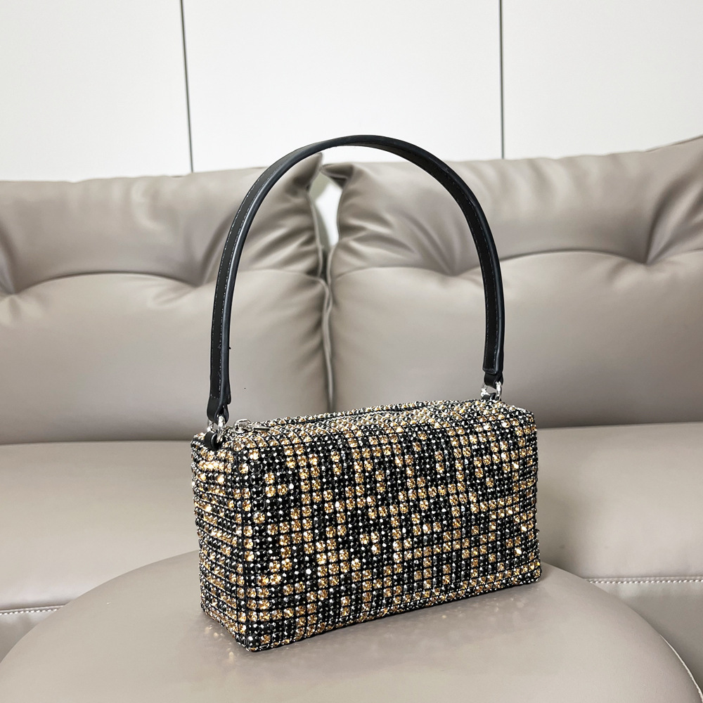 Women's Designer Bag Dinner Bag Party Socialite Bag Best-selling Handmade Rhinestone Underarm Shiny Full Shoulder Diamond Inlaid Handbag, Women&#