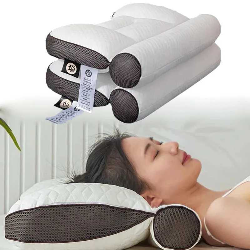 Household Sleep Neck Pillow Ergonomic Memory Foam Slow Rebound Soft Neck Support Pillow Anti-traction Sleeping Support PillowC250415