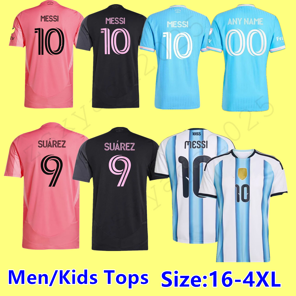 25 26 InterS MaimiS FC Jersey SUAREZ Soccer Jerseys Home Away 3rd Football Shirts miamia MESSIS 2026 Argentina J.ALVAREZ E.FERNANDEZ L.MARTINEZ Kids Men Tops 3XL 4XL