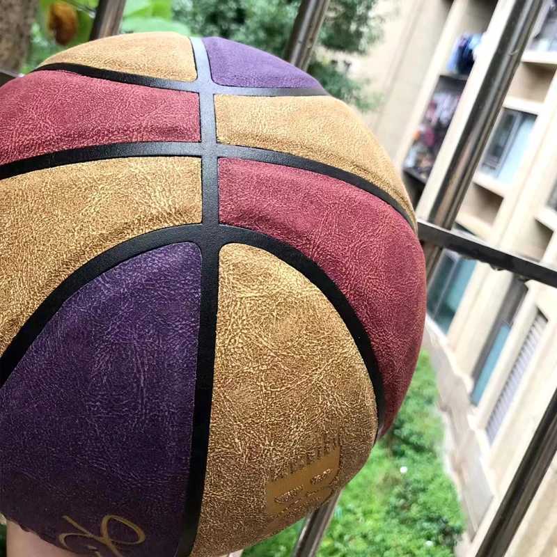 Basketball Ball Size 7 High Quality PU Wear-Resistant Match Training Outdoor Indoor Men basketball Soft suede textureW251115