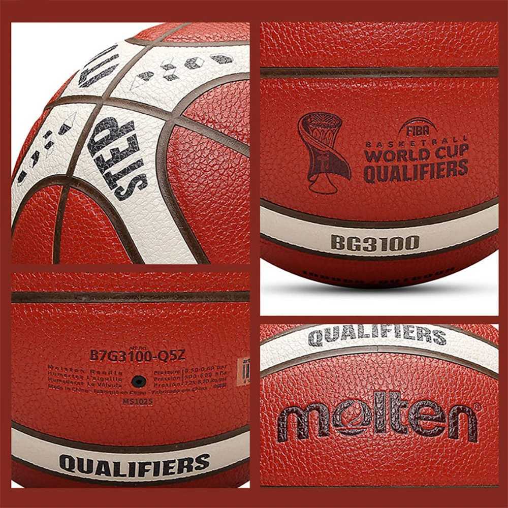 Newest Molten Basketball Balls Size 7 Wear Resistant PU High Quality Outdoor Indoor Match Basketball Training Men baloncestoW251115