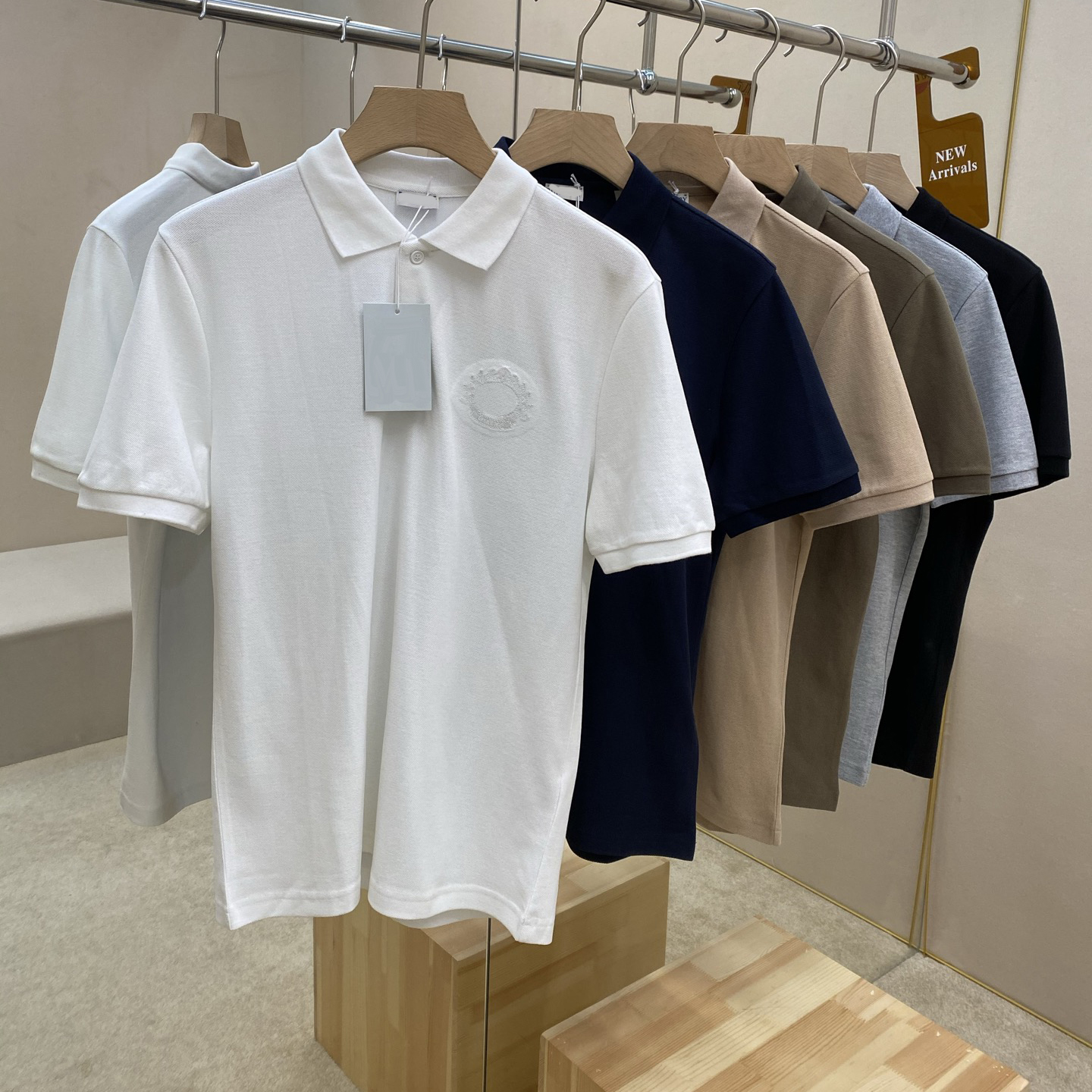 2024 Men's Polos Summer Shirt Brand Clothing Cotton Short Sleeve Business Casual Striped Designer Homme Camisa Breathable M-3XL #478