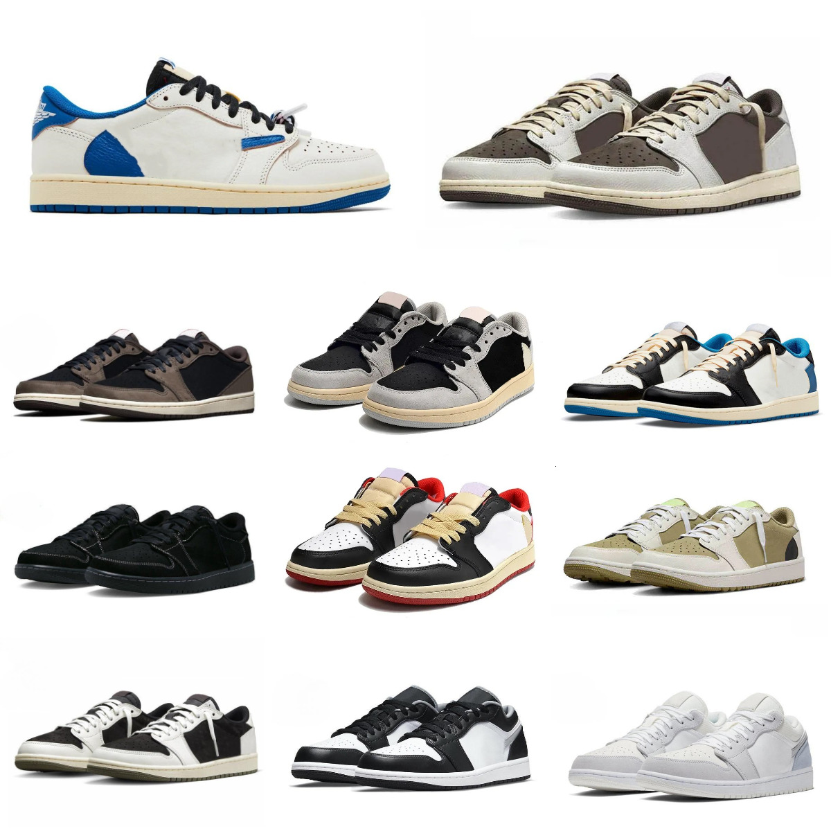 J1 1 Military Blue TS Low Sports Basketball Shoes Trainer Jump Mans Women Reverse 1S Mocha Jack Dark Canary RetroeS Shoes Medium Olive Neutral White Outdoor Sneakers