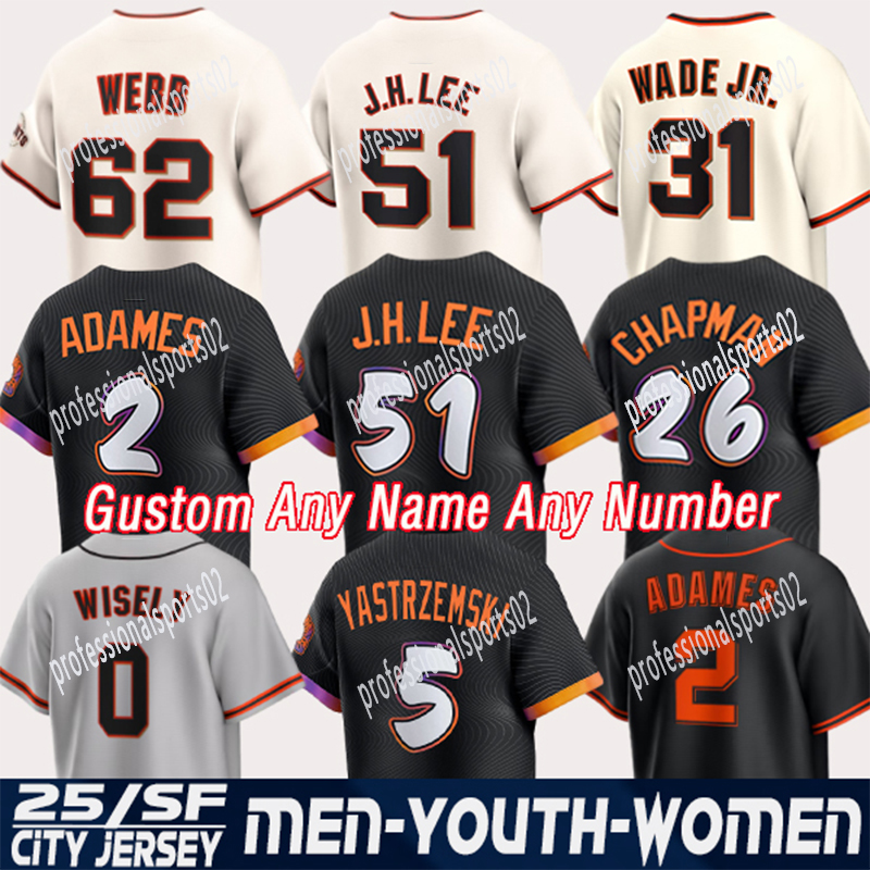 #51 Jung Hoo Lee Jersey Logan Webb Jersey Matt Chapman Jersey Willy Adames Patrick Bailey Lamonte Wade Jr. Marco Luciano GiantsJersey Custom Baseball Jerseys