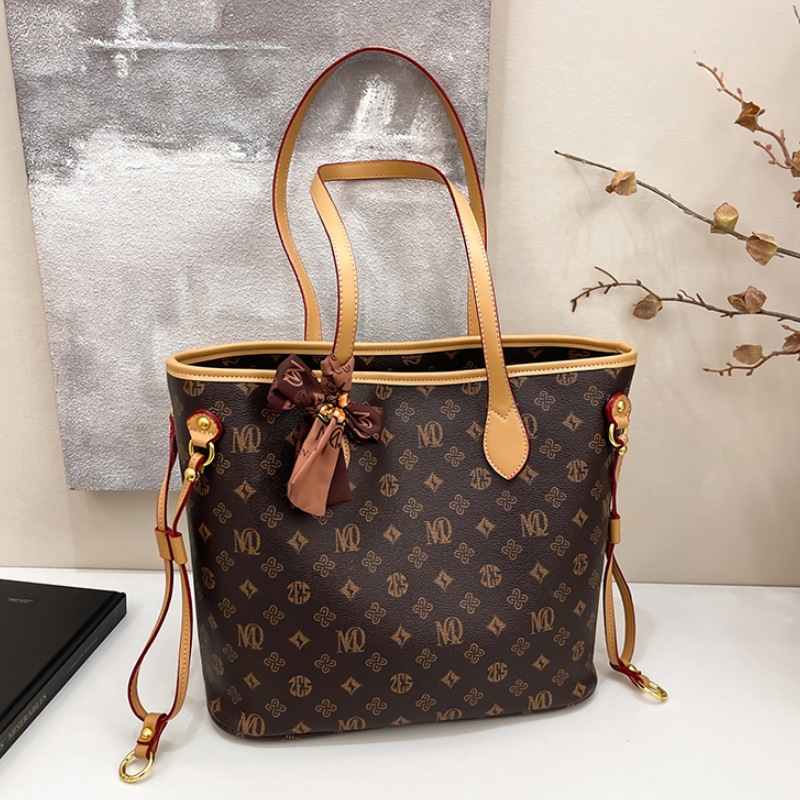 Free shipping bag Women's new fashion printed sweet commuter bag large capacity temperament shoulder bag 2025s hot
