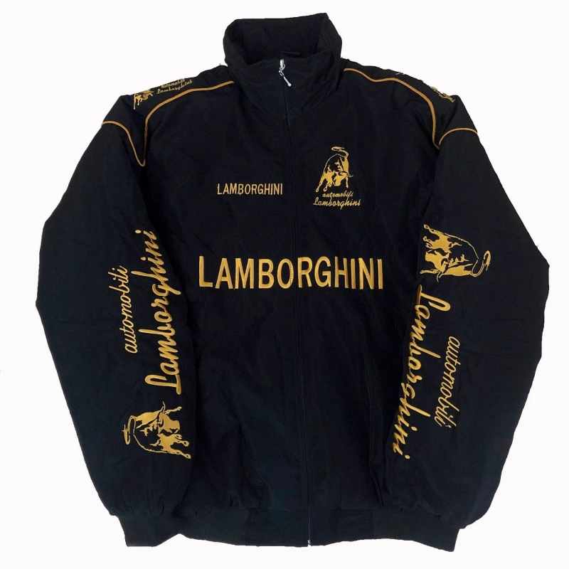 F1 Racing Suit Long-sleeved Jacket Retro Motorcycle Jacket Moto Team Rider Winter Cotton Clothing Embroidered Warm Jackets q1