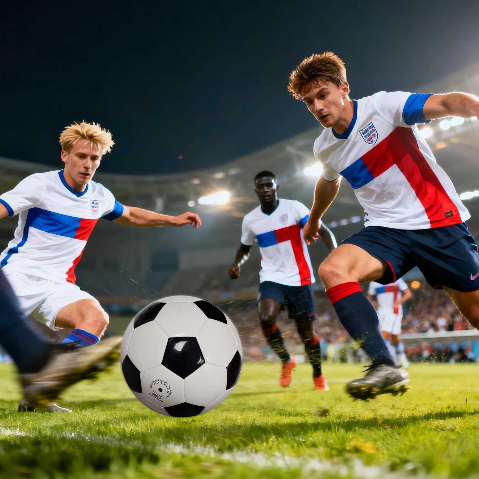 Soccer Ball Classic Black White Official Size 5 Soft PU Football For Kid Boys Girls Youth Adult Game Trainning Ball Gift OutdoorW251115