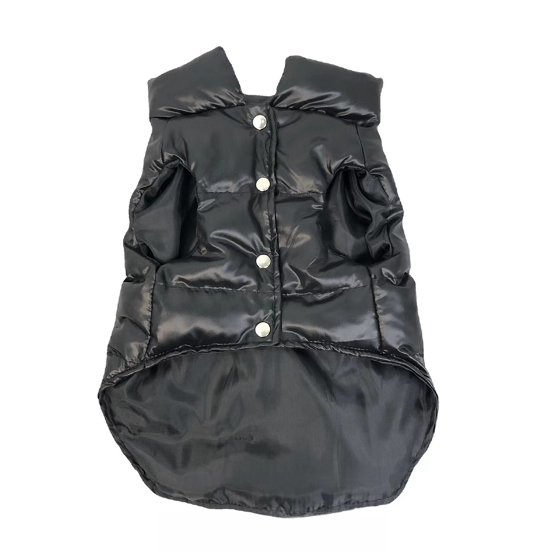 Designer Clothes Brand Windproof Winter Coat Waterproof Jacket Warm Dog Vest Cold Weather Pet Apparel with Knitted Hat for Small Medium Dogs L Free sh