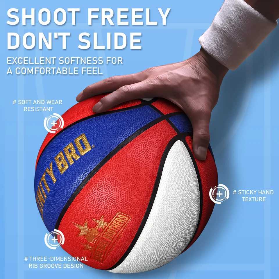 Students Teenager Size 5 6 7 Composite Sport Basketball Dribble Practice Indoor Outdoor Training Competition Basketball Team RedW251115