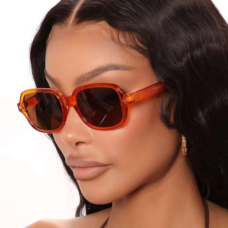 2024 new affordable unisex logo print Uv400 men's sunglasses