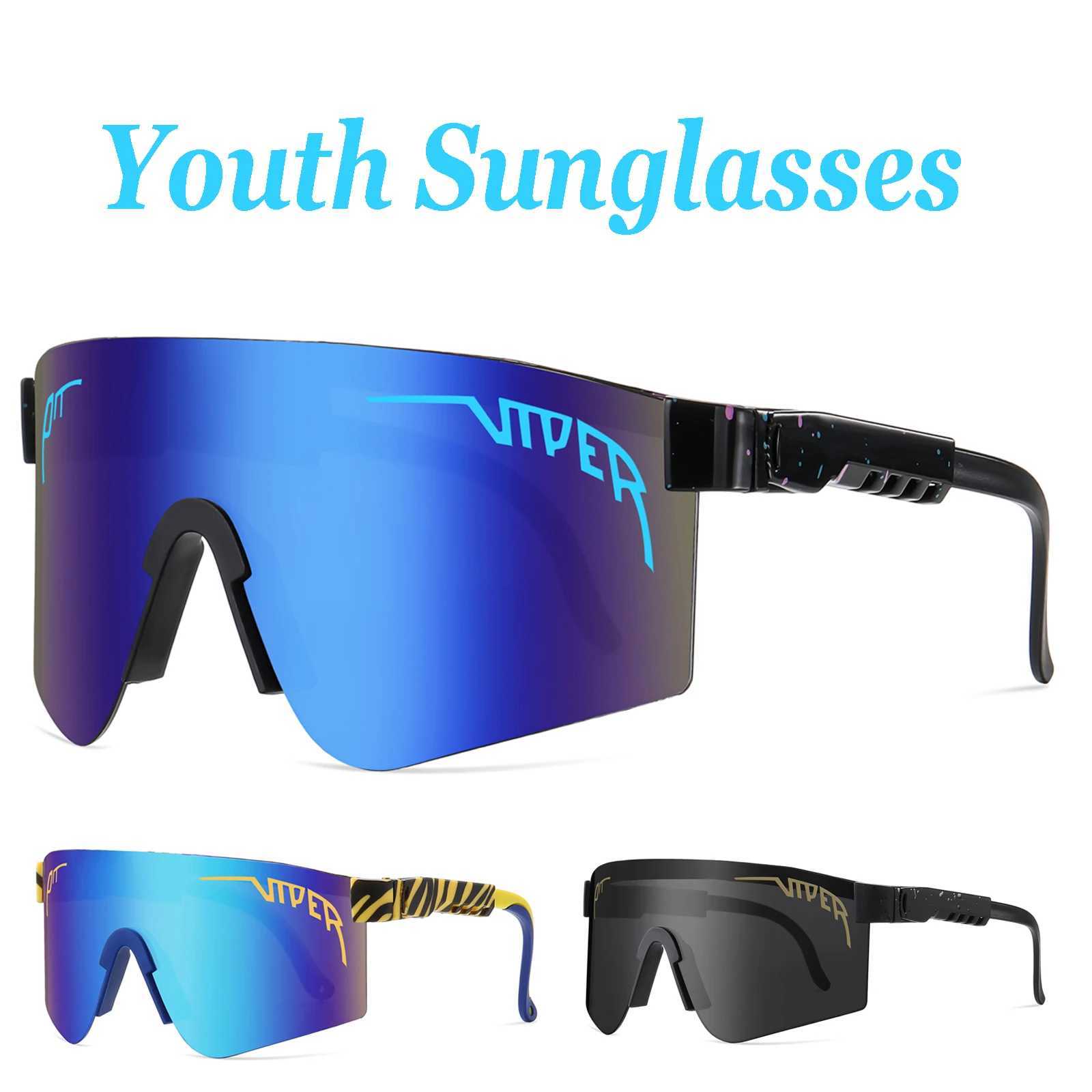 Youth Sunes Boys Girls Kids Pit Viper Sun es Small Adt Men Wen Eyewear Outdoor Cycling Driving S Sport Z250416