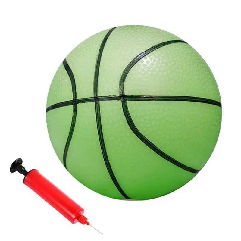 Luminous Basketball Glow In Dark Night Light Basketball Illuminated Reflective Glowing Kids Bouncy Balls For Play Indoor OutdoorW251115