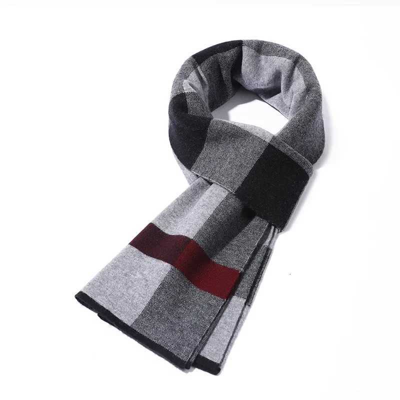 Luxury High Quality Pure 100 Wool Men Scarf Soft Warm Cashmere Muffler Male Autumn Winter Shawl Business Scarf Chrismas Gift Boy Y251115