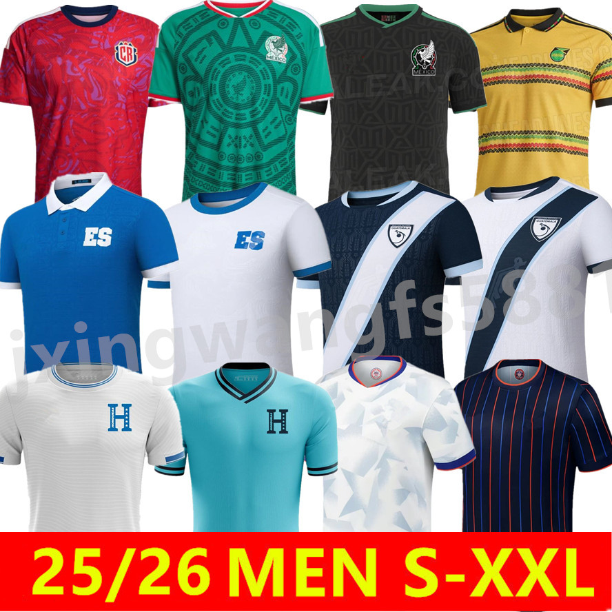 2025/26 Costa Rica Guatemala Jersey National Team El Salvador Honduras Soccer Jerseys 25 26 Jamaica Mexico United States Panama Men Football Shirt Uniforms