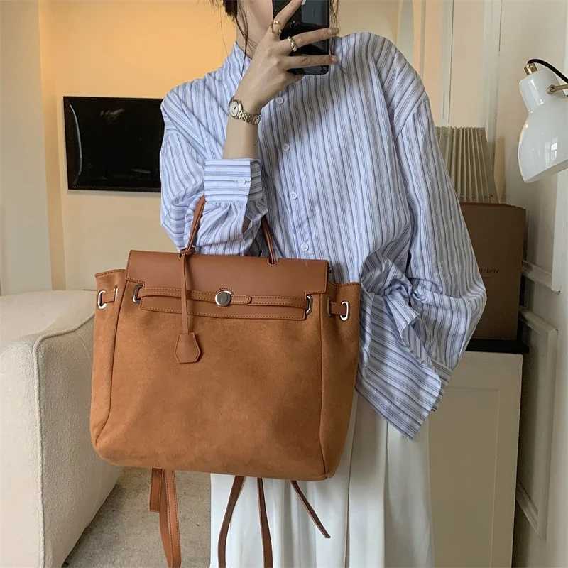 2024 Women Vintage Students Casual Travel Shoulder Handbags Solid Frosted Fashion All Match Backpacks New Preppy Y2k SchoolbagsW251115
