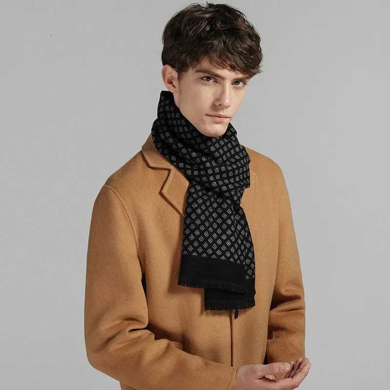 Luxury Winter Men Scarf Warm Long Pashmina Y251115