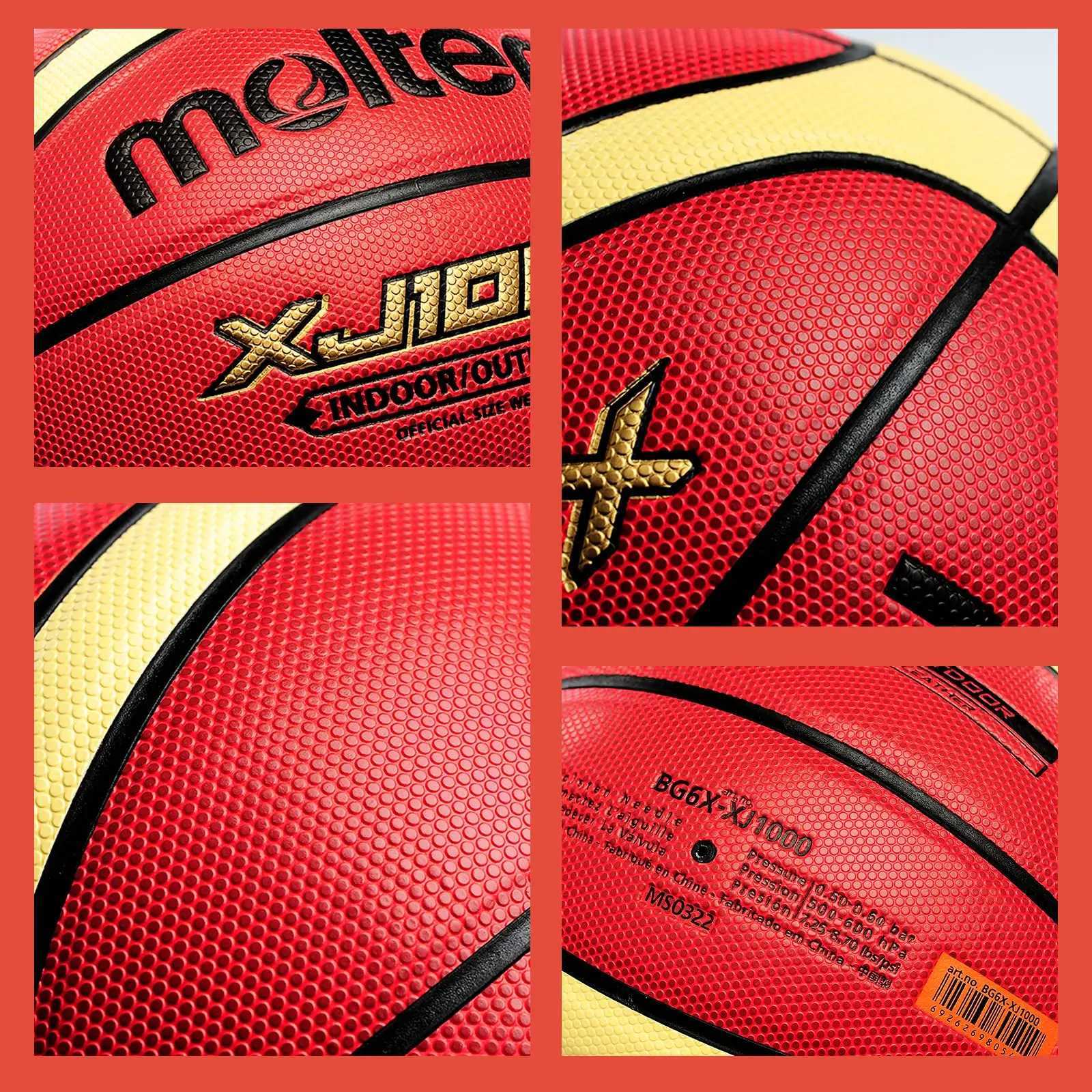 Original Molten Basketball XJ1000 Size 6 7 Indoor/Outdoor Training Wear-Resistant BasketballW251115