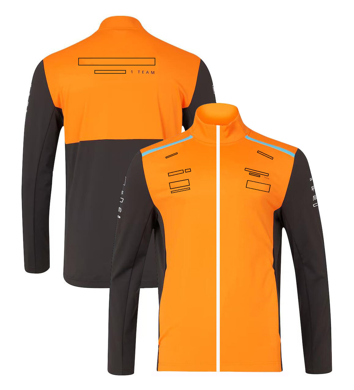 New F1 2024 Team Hoodie Men Formula 1 Driver Racing Hooded Sweatshirt Fans 1/4 Zip Midlayer Tops Unisex Softshell Jacket Sweat Gilet free s