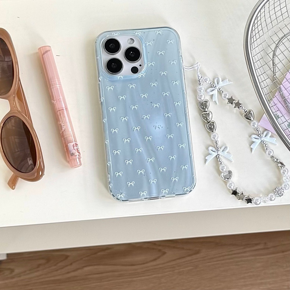 Full Screen Bowknot Phone Case Suitable for iPhone 17 Pro Max Cartoon Shockproof iPhone16/15 Pro