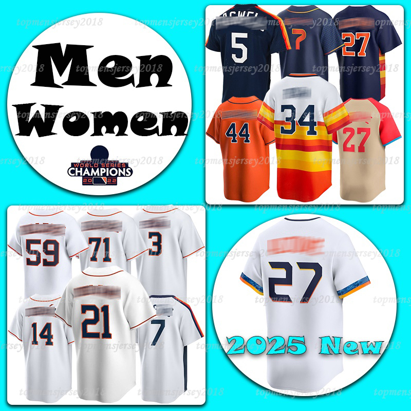 21 Yainer Diaz Baseball Jersey Houstons 27 Jose Altuve Astros 44 Yordan Alvarez 71 Josh Hader 3 Jeremy Pena 59 Framber Valdez 14 Mauricio Dubon Nolan Ryan 5 Jeff Bagwell