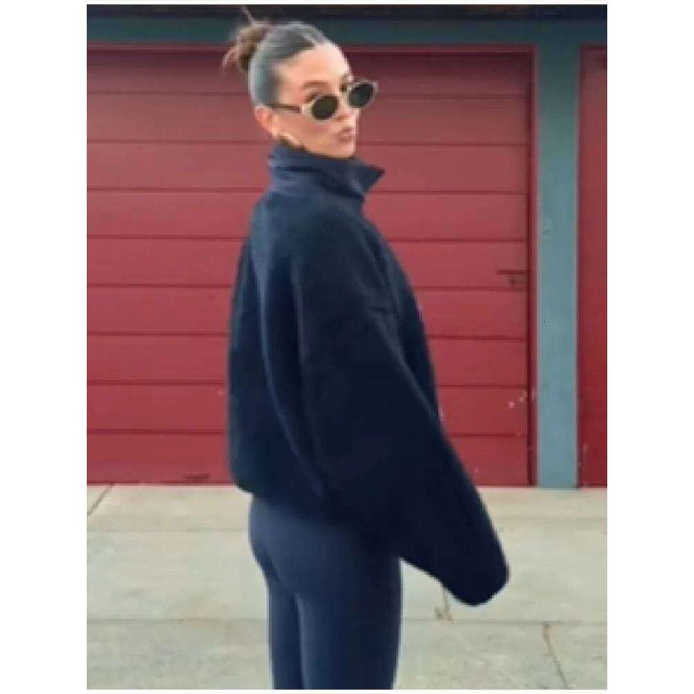 Autumn Winter Soft Cartoon Bear Lamb Jacket For Women Stand Neck Long Sleeve Loose Coat New Lady Warm Thick Outwears