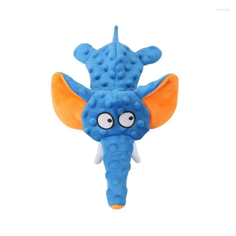 Update Sounding Paper Chew Tooth Toy Pet Products Elephant Soft Shell Plush Dog Toys Interactive Squeaky For Small Large Dogs
