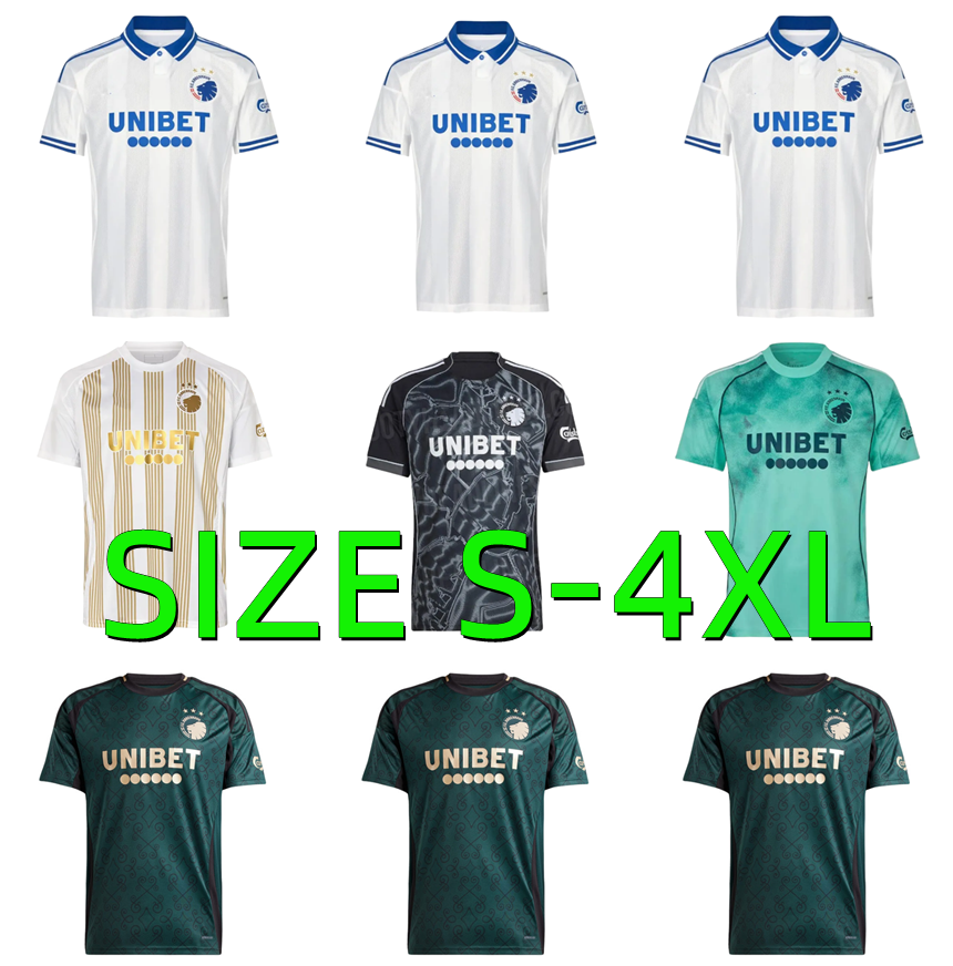 2025 2026 Copenhagen soccer jerseys 25 26 Special Edition Gold GONCALVES CORNELIUS CLAESSON BARDGHJI AMOO CLEM HARALDSSON LERAGER LERAGER football shirts