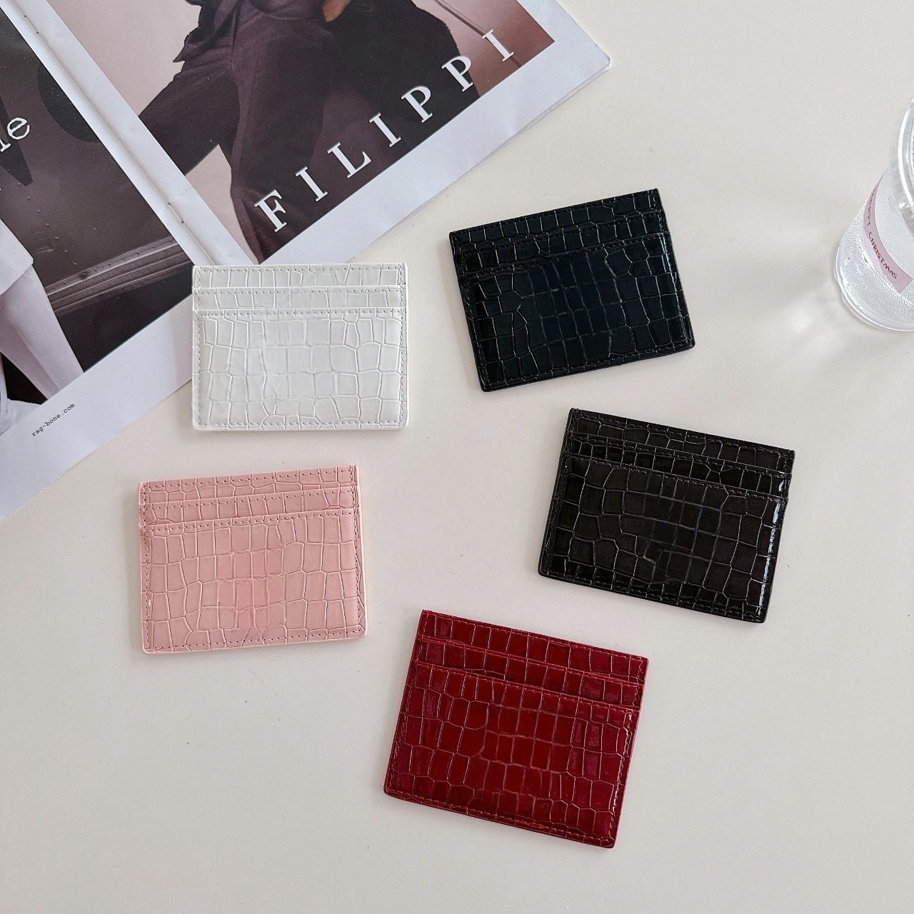 10A Designer Cardholders Wallets Card Holder Leather Purse Womens Purses Mens Key Ring Credit Cards Wallet Bag Travel Documents Passport Luxury Holders