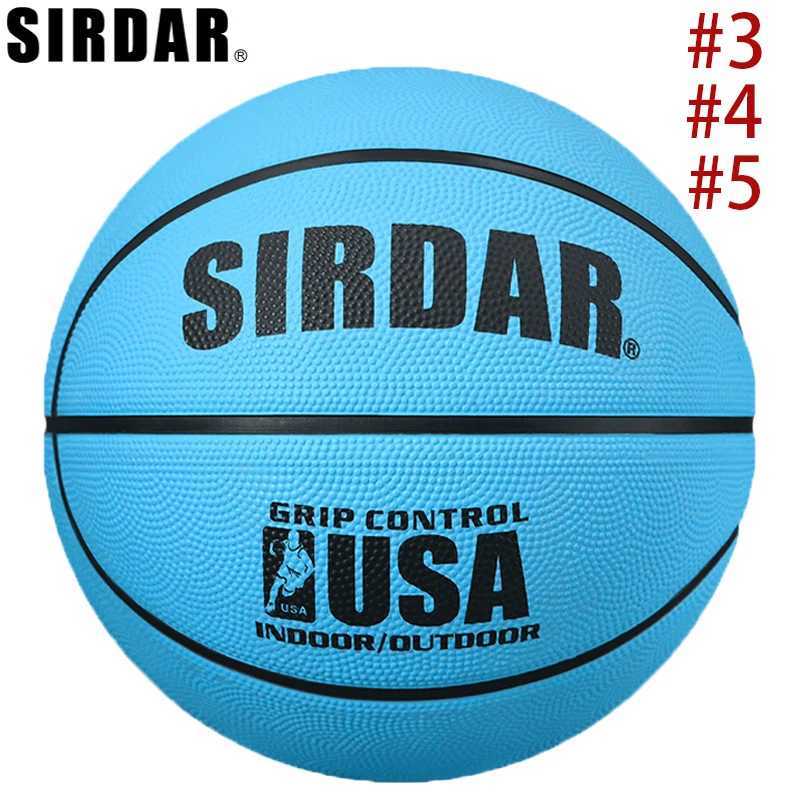 SIRDAR Size 3/5 basketball rubber wear-resistant good hand feel indoor and outdoor training ball anti-skid game basketballW251115